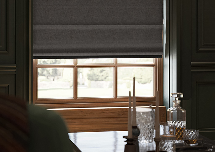 Erin, Pewter - Twist&Fit Roman Blind - Image 5